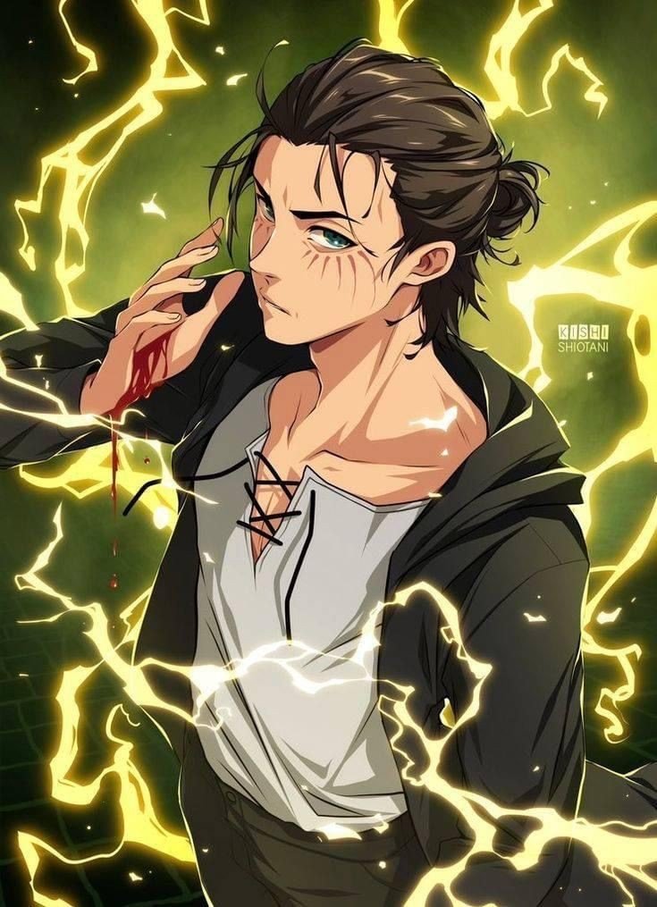 Eren Yeager aesthetic background