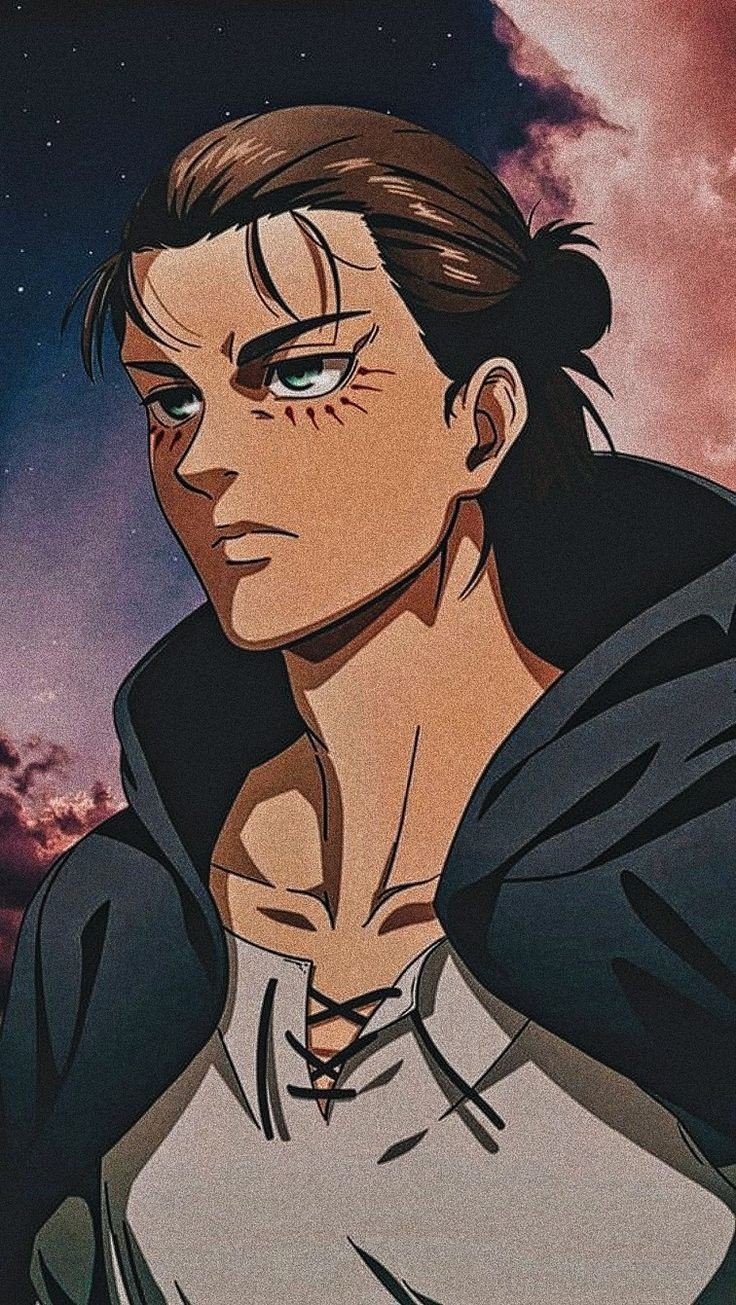 Eren Yeager dark theme wallpaper