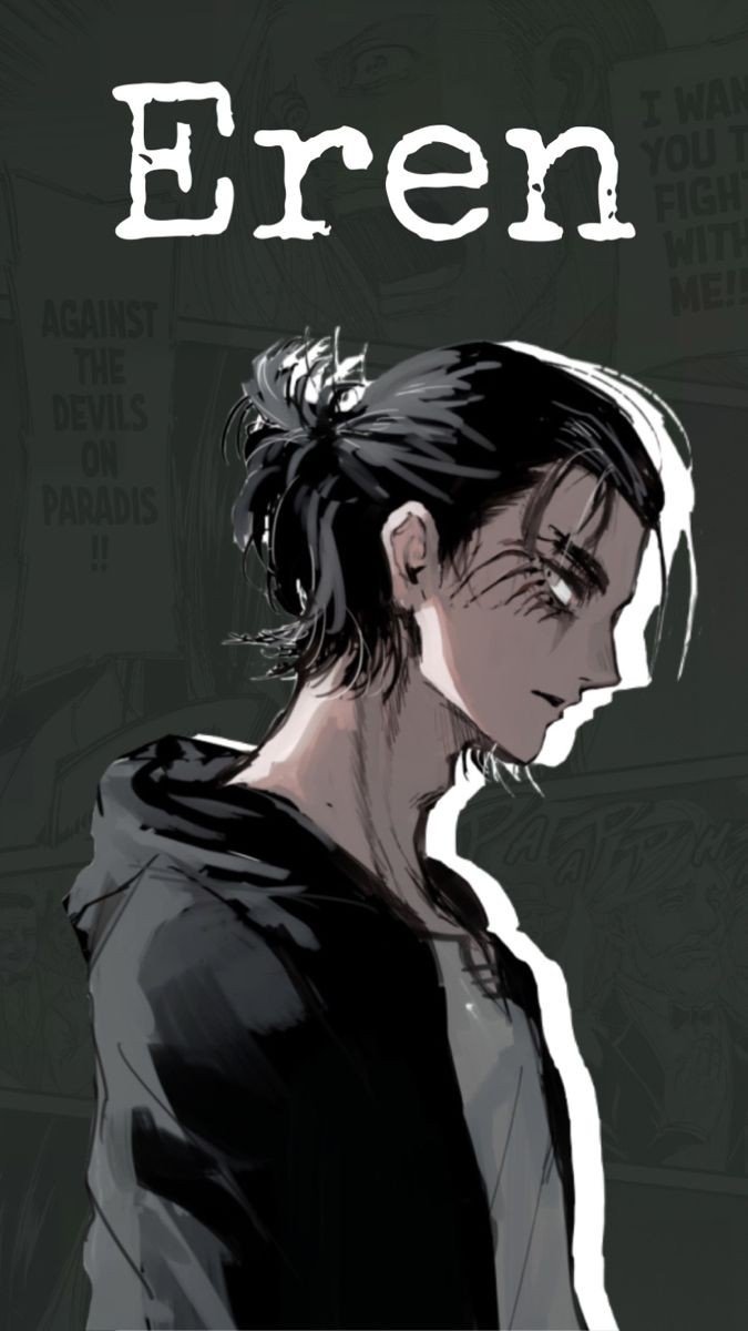 Eren Yeager dramatic wallpaper