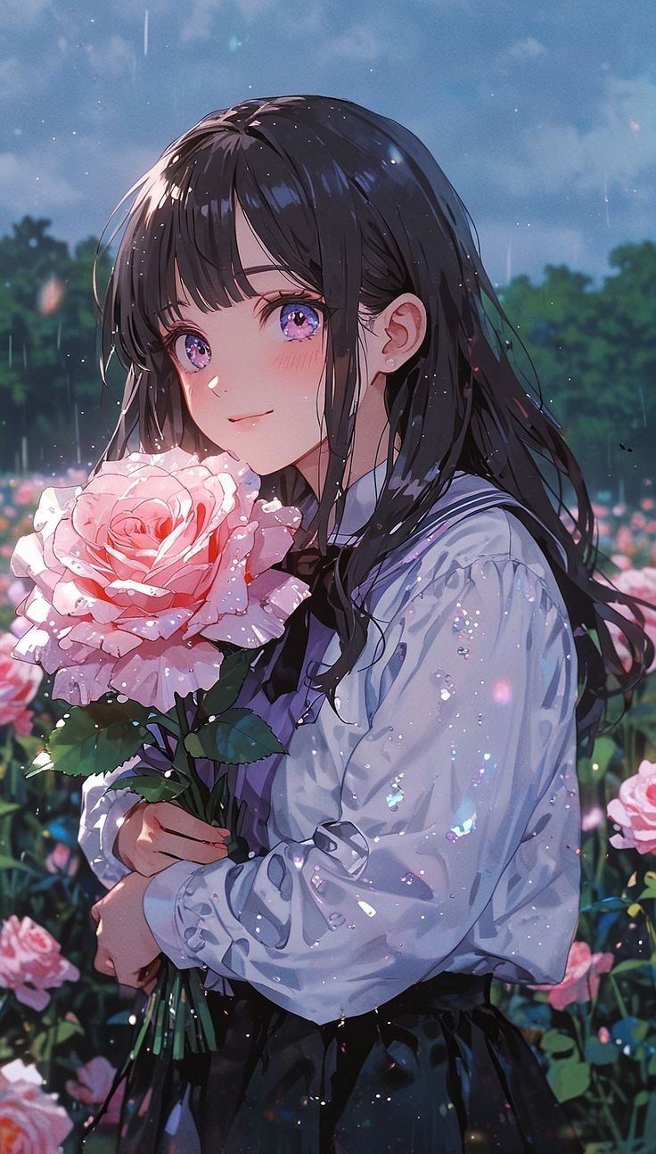 HD anime girl wallpaper