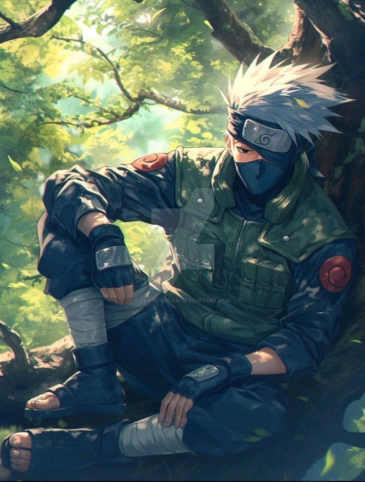 Kakashi anime art
