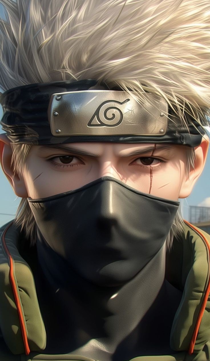 Kakashi wallpaper aesthetic dark 1