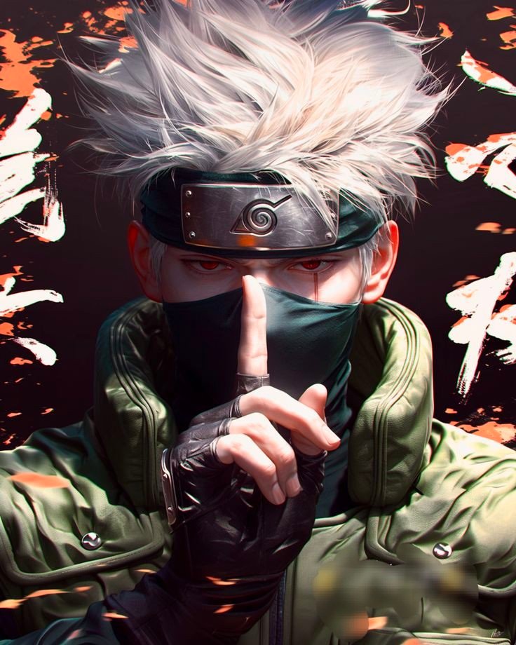 Kakashi wallpaper in action