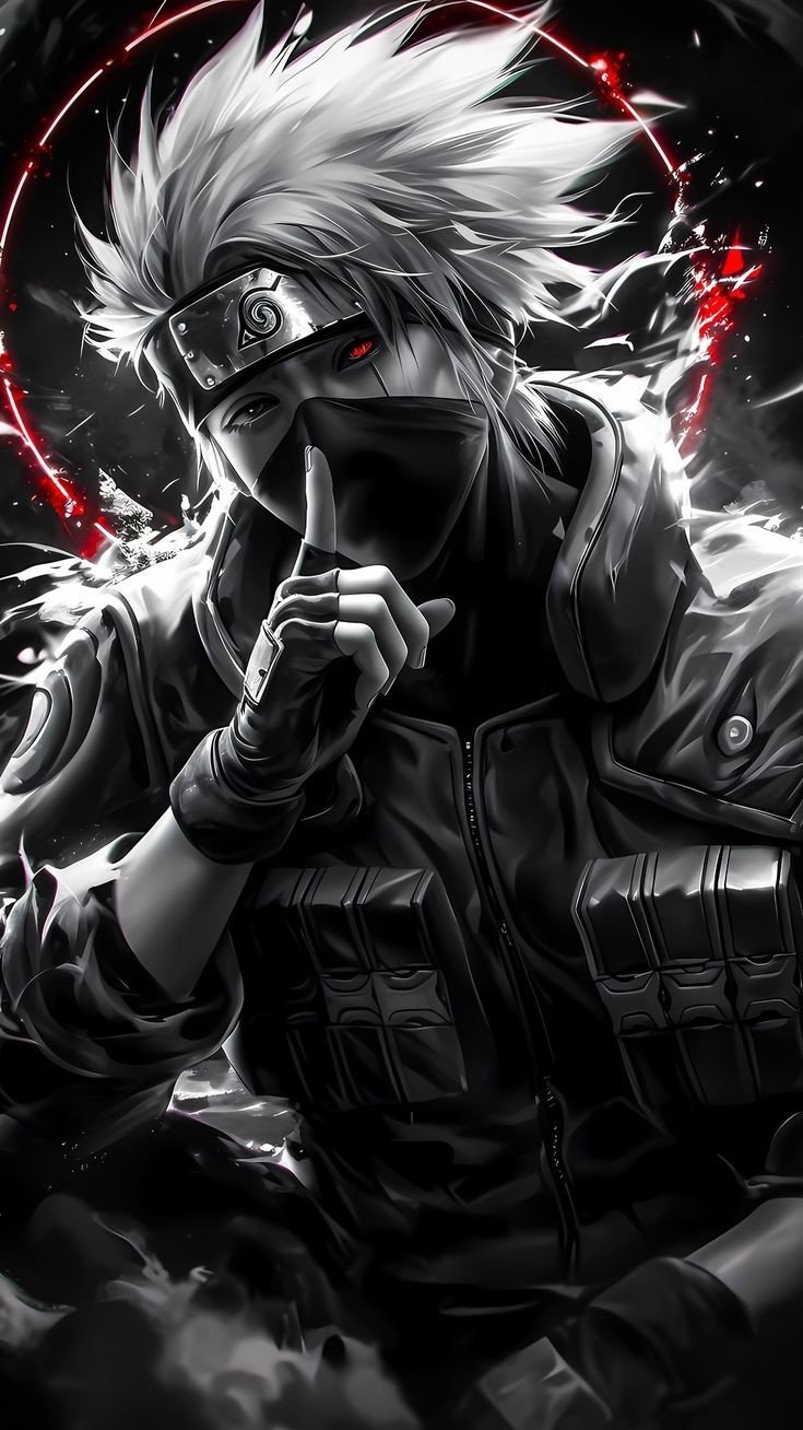 Kakashi wallpaper with lightning