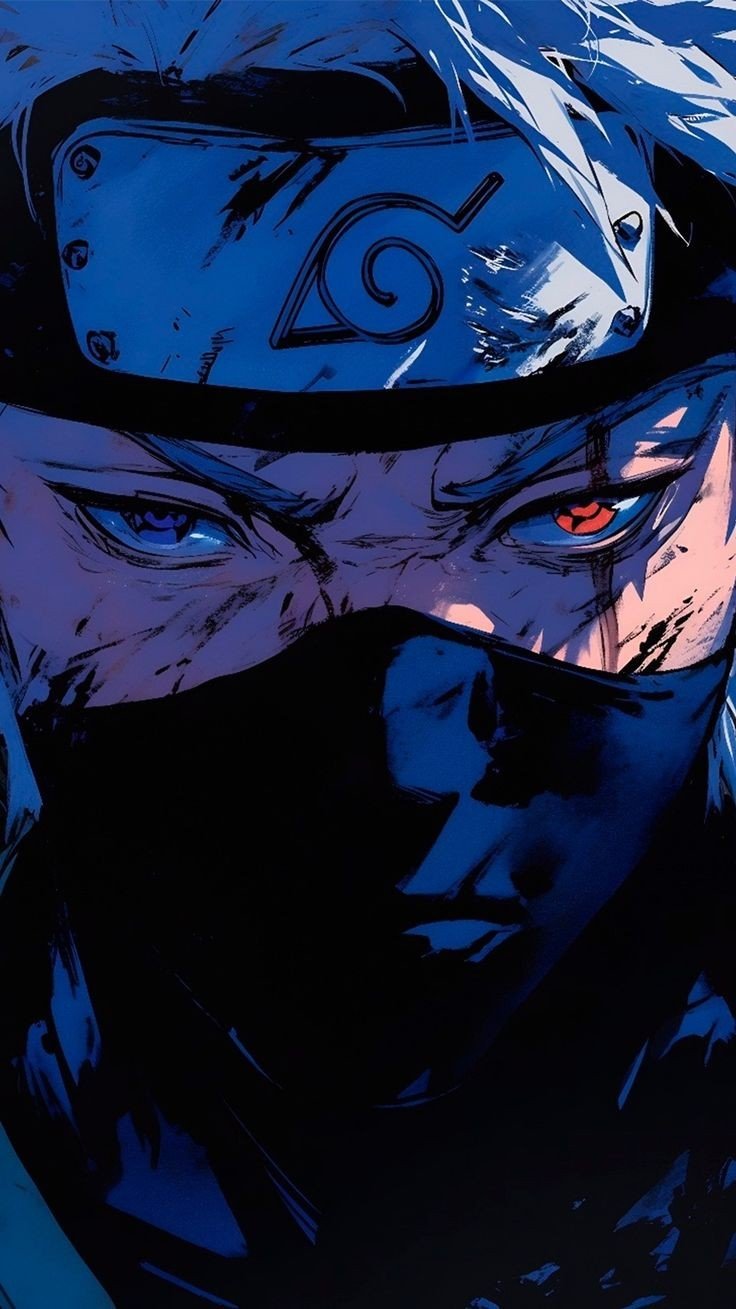 Kakashi wallpaper with mask
