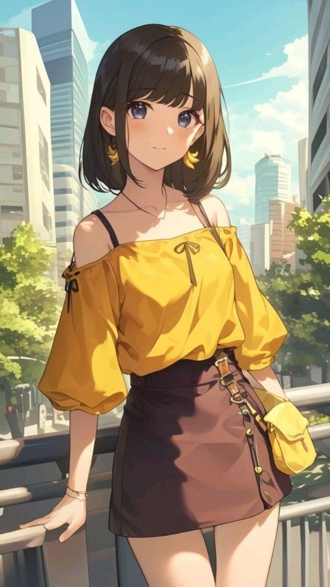 anime girl background image