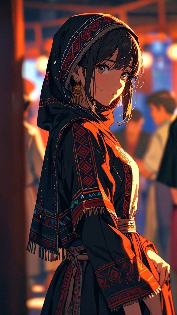 anime girl background image 1