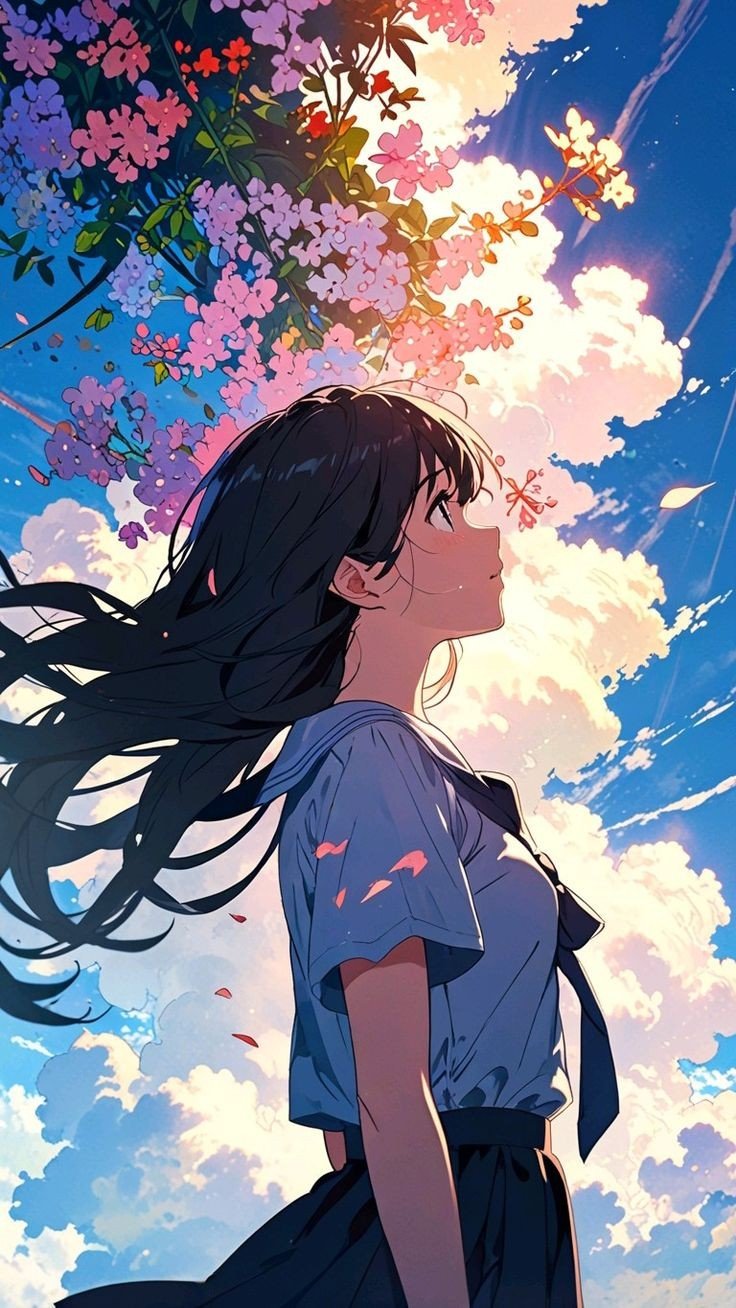 anime girl wallpaper 3D 1