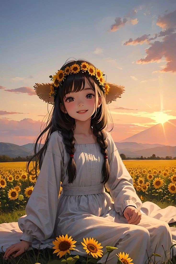 anime girl winter wallpaper 1