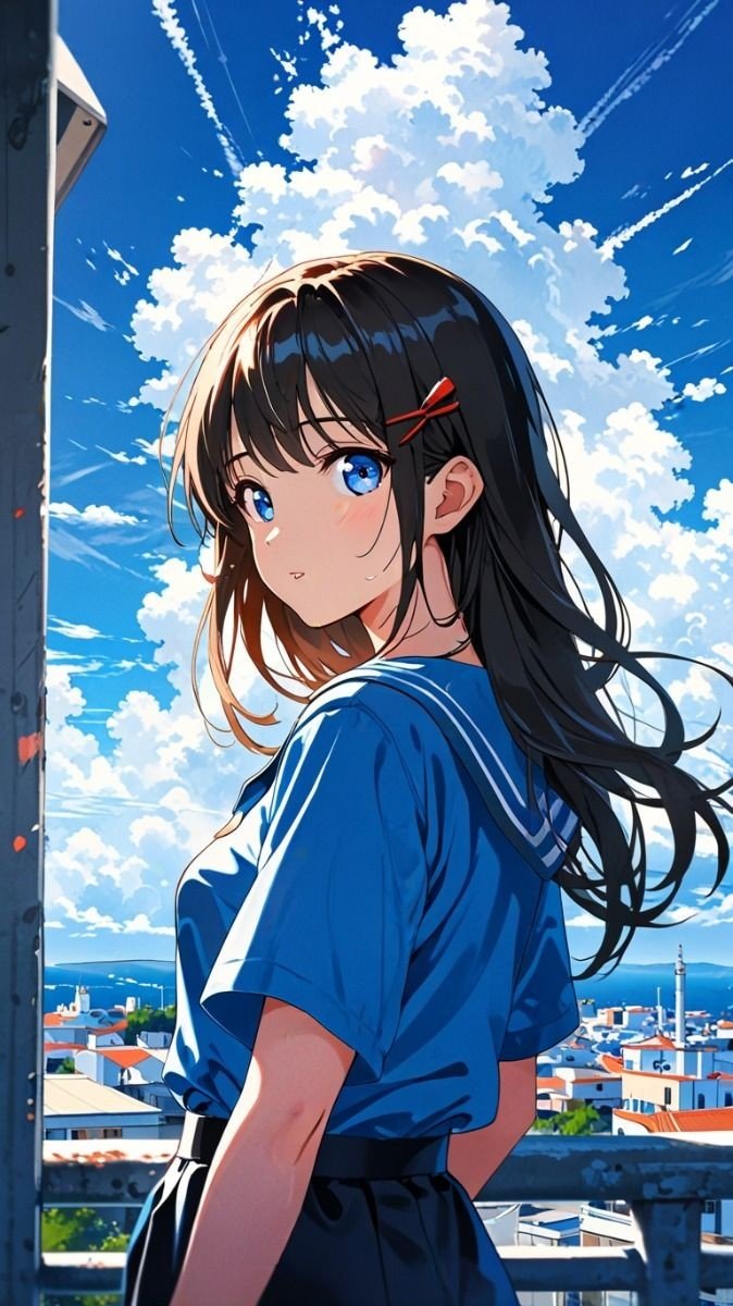 kawaii anime girl wallpaper