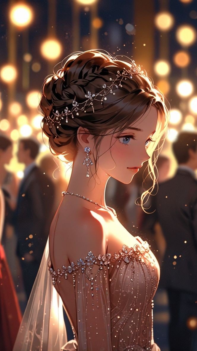 romantic anime girl wallpaper